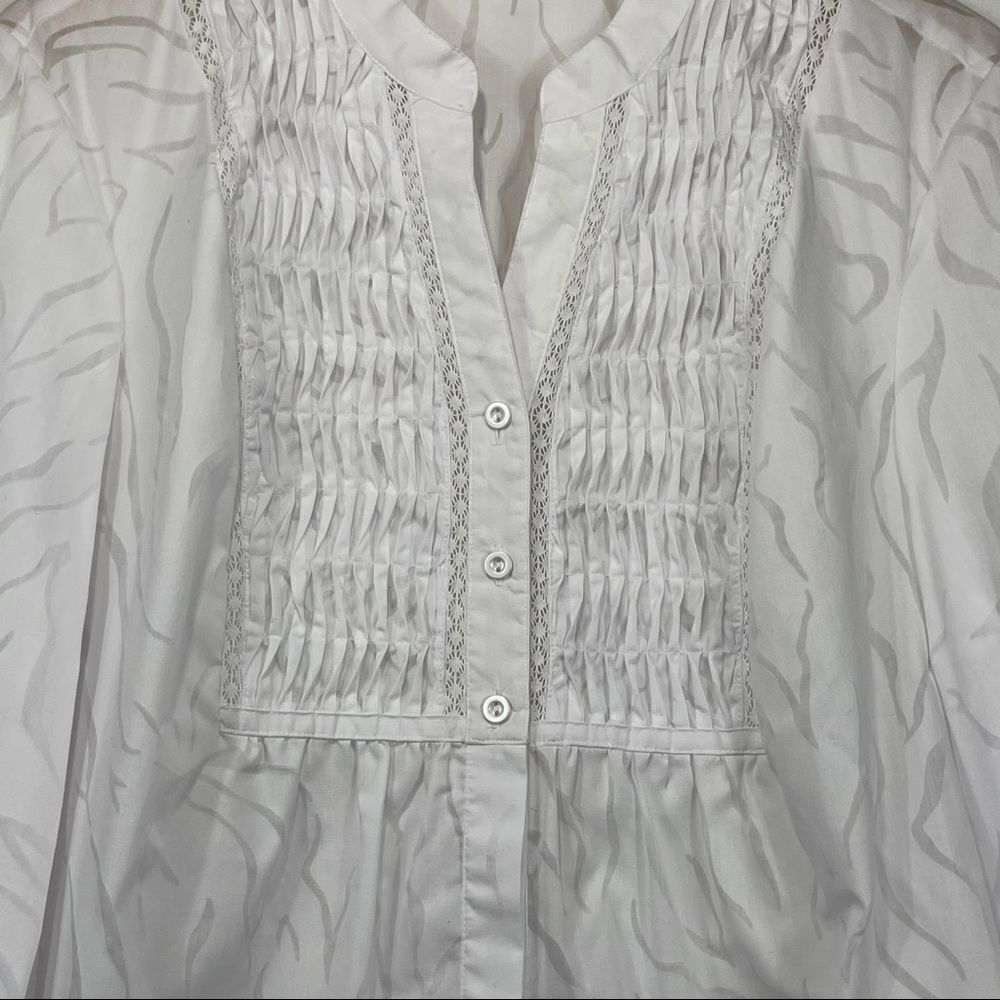 Emma James tucks lace trim long sleeve Shirt - Picture 6 of 14